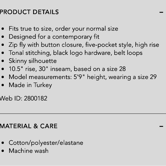 💥AllSaints Stilt Jet Black Jeans💥 NWOT - Picture 13 of 13